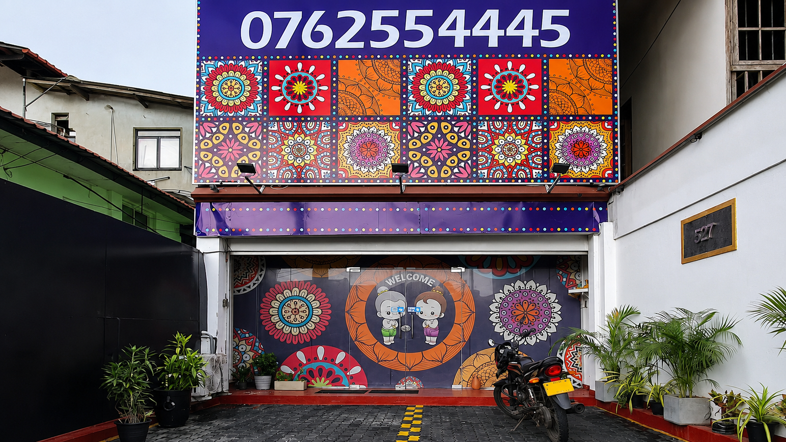One Thai Spa storefront entrance on Galle Road